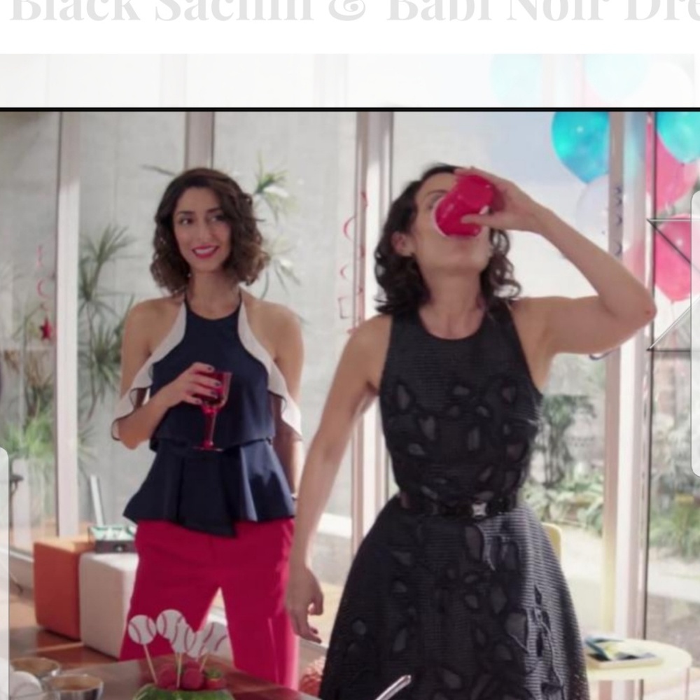 Sachin & Babi Noir Dress worn by Lisa Edelstein